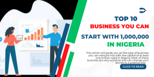 business to start with 1 million in nigeria